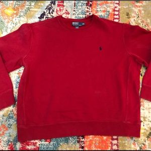 Polo by Ralph Lauren Red Sweatshirt- XXL